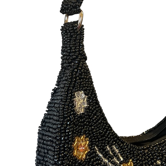 NWT VIRAL Moon & Stars Celestial Handcrafted Beaded Bag purse studio 12 - Picture 7 of 15